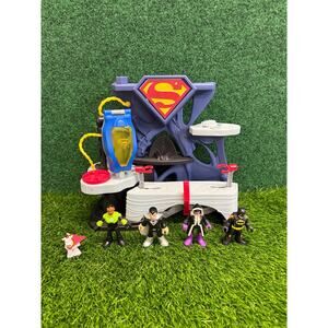 Fisher Price Imaginext Superman's Lair Fortress & Batman superman